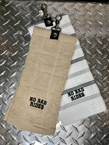 ‘NO BAD RIDES’ TOWEL