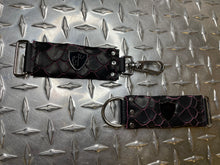 CHEVAL BELT ‘Black/Pink Snake Print’