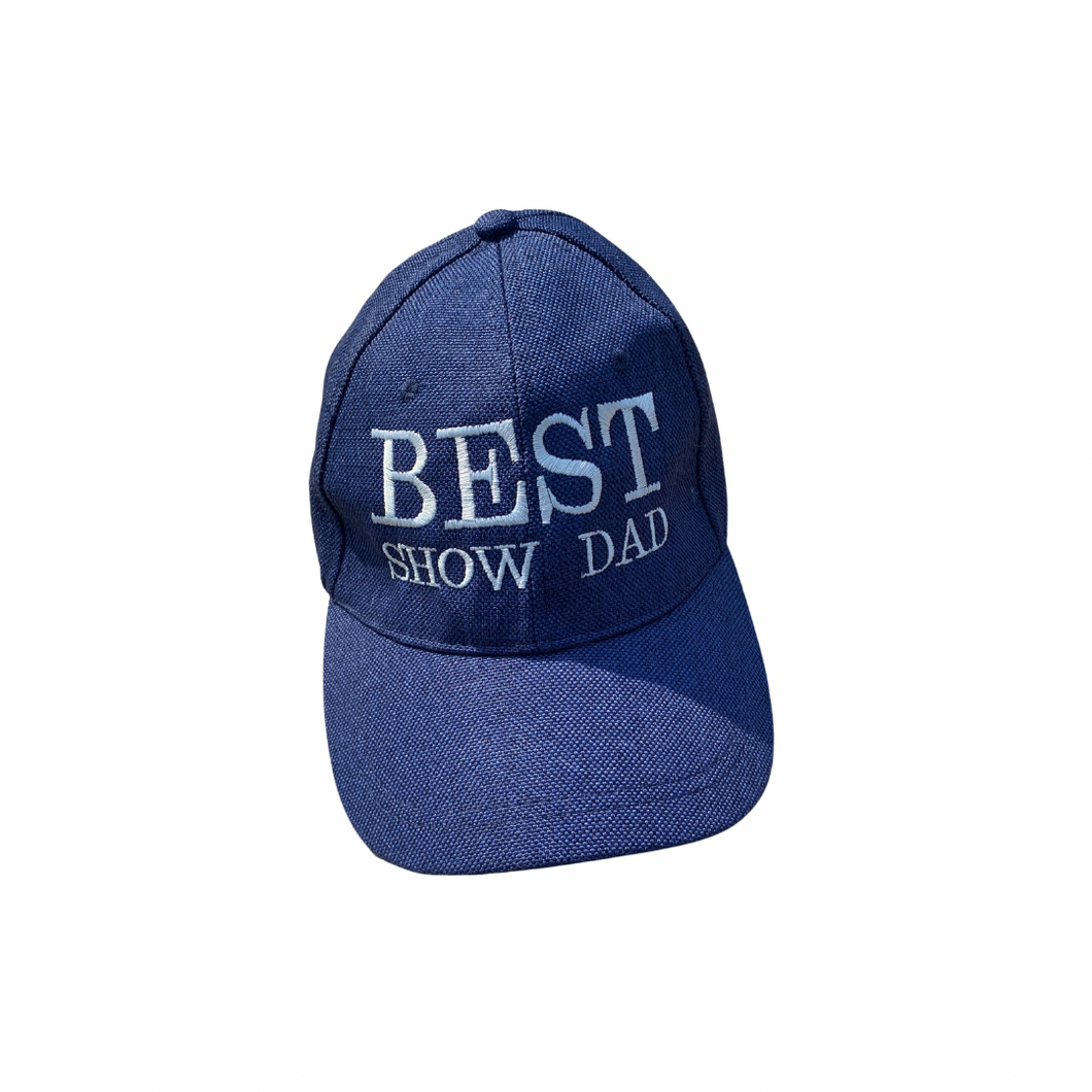 ‘BEST SHOW DAD’ BALL CAP NAVY